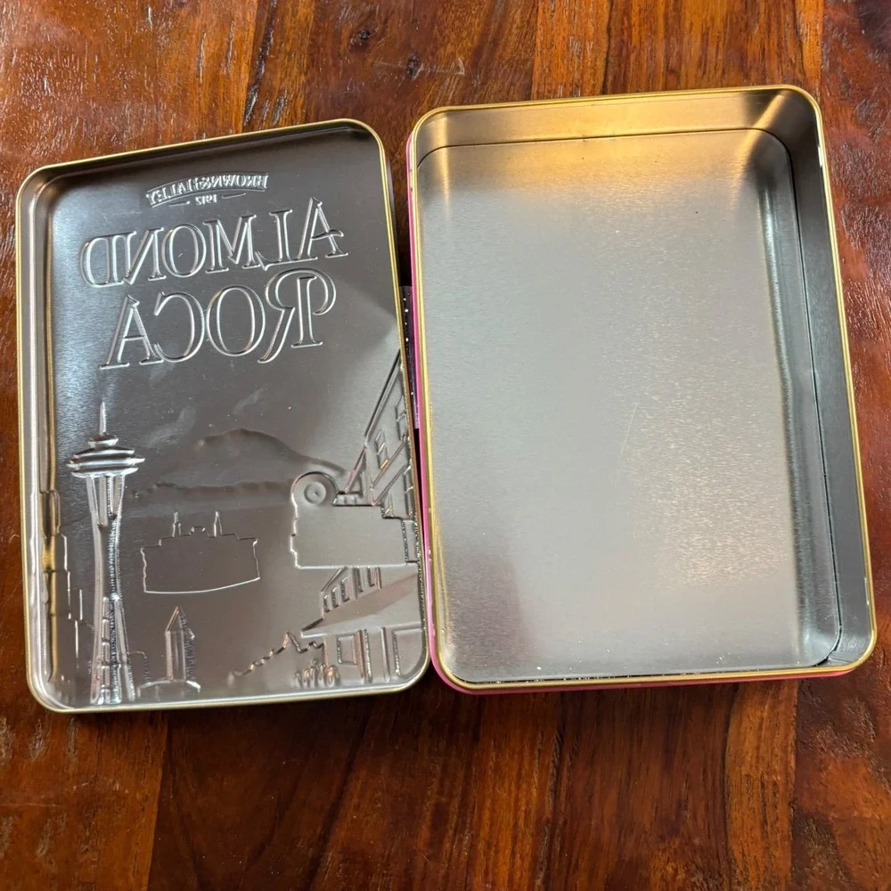 Brown and Haley Almond Roca Seattle Washington Landmark Collector Tin 10oz